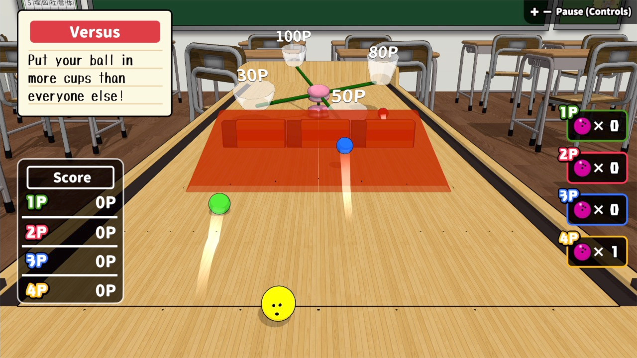 classic desktop bowling set